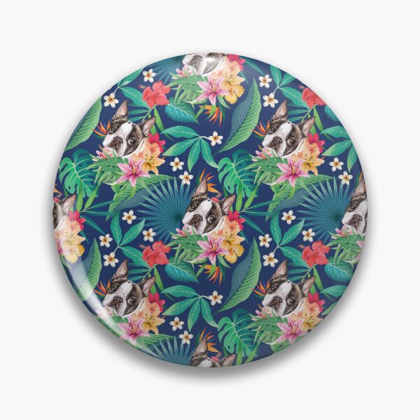 Aperçu de l'œuvre Tropical Chocolate Frenchie French Bulldog créée et vendue par lulupetart.