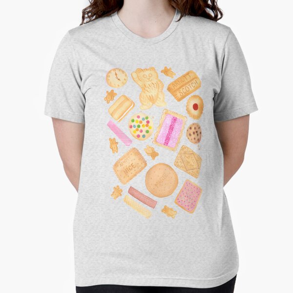 Aussie Biscuits | Pink Tri-blend T-Shirt