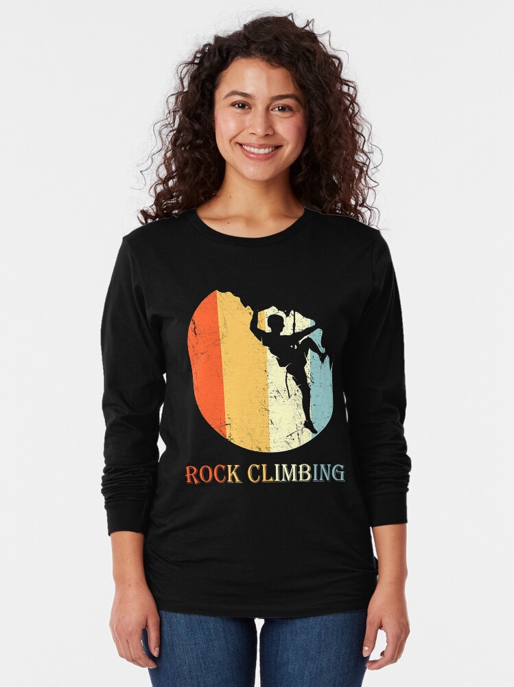 "Vintage Rock Climbing Shirt" Tshirt by fanprint Redbubble