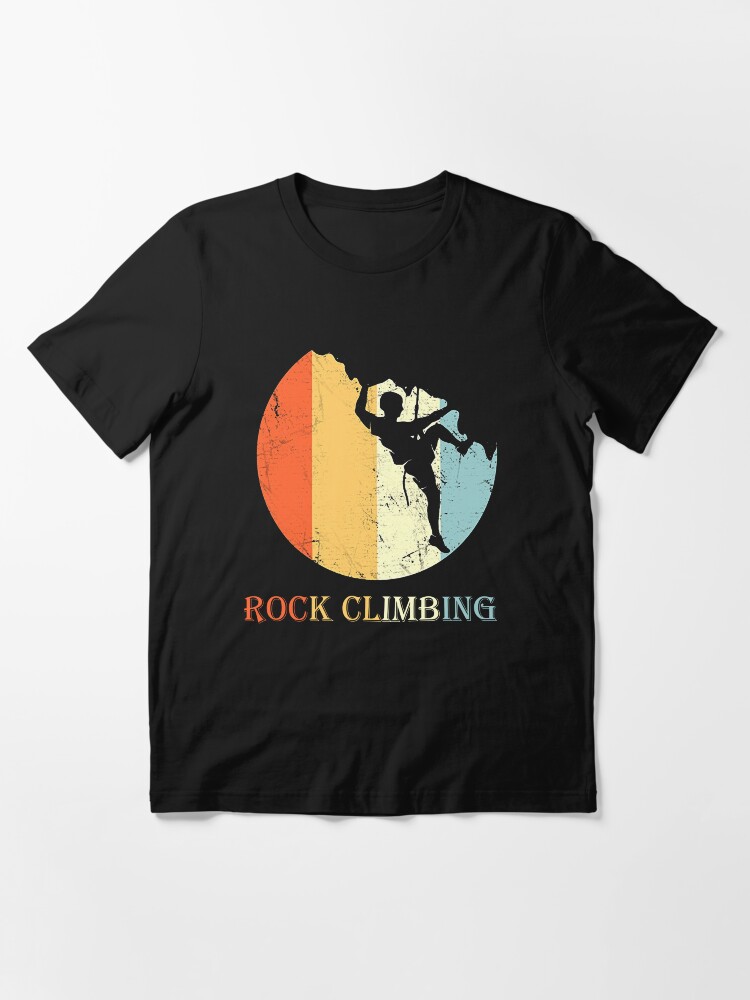 "Vintage Rock Climbing Shirt" Tshirt for Sale by fanprint Redbubble