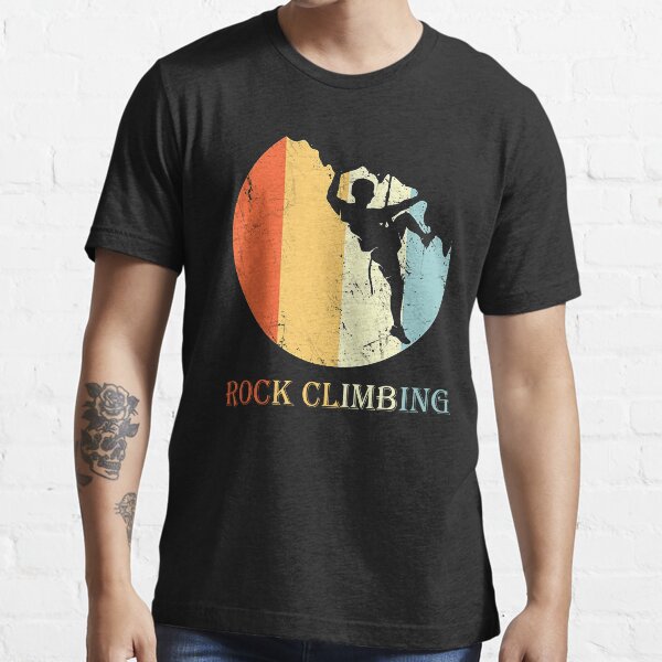 "Vintage Rock Climbing Shirt" Tshirt for Sale by fanprint Redbubble