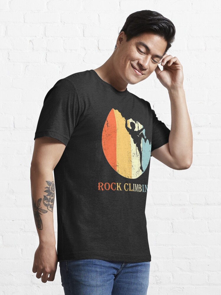 "Vintage Rock Climbing Shirt" Tshirt for Sale by fanprint Redbubble