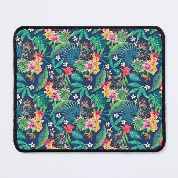 Item preview, Tropical Black Frenchie French Bulldog 1 designed and sold by lulupetart.
