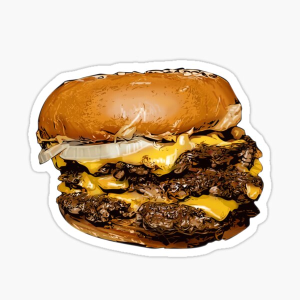 Item preview, All-American Double Patty Cheeseburger designed and sold by keepo.