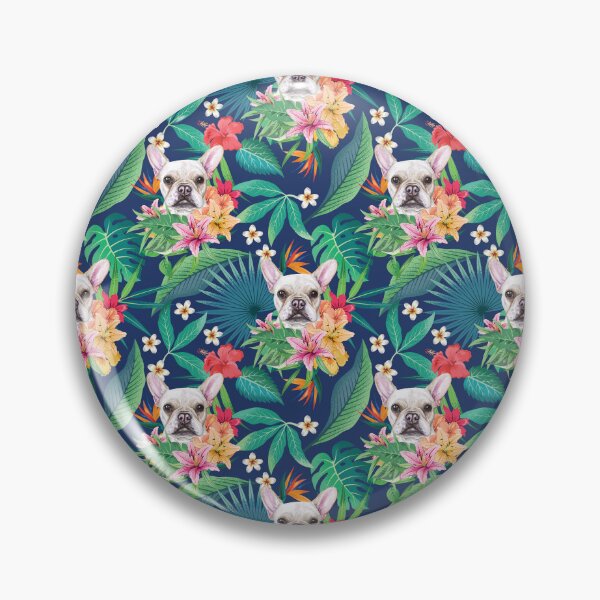Item preview, Tropical Cream White Frenchie French Bulldog 2 designed and sold by lulupetart.