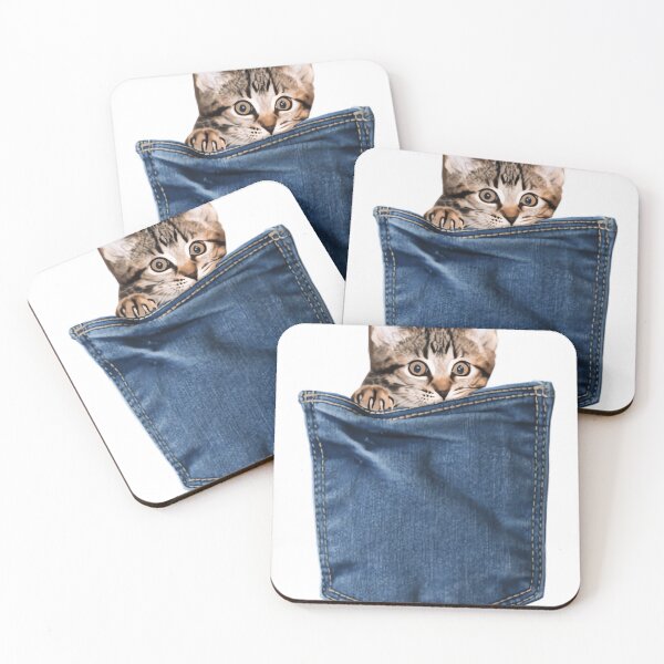 Item preview, kitten in my pocket  designed and sold by ghrisvclann.