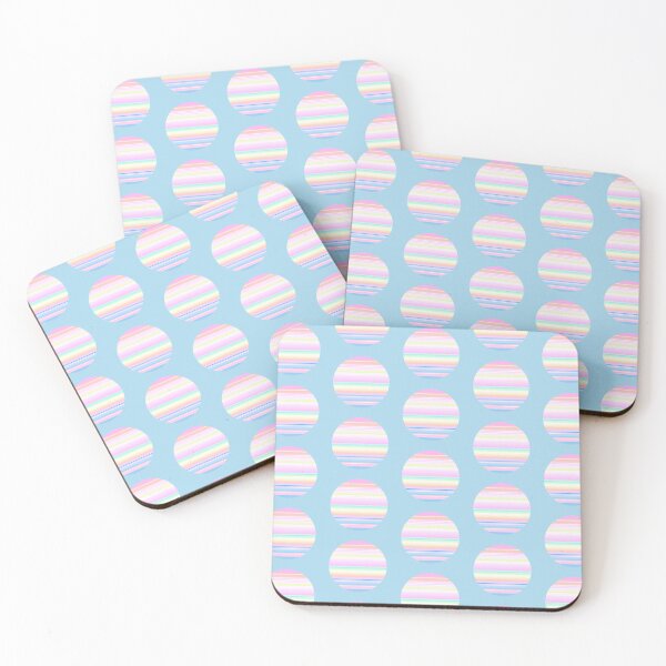 Item preview, Delicate soft color circle pattern | Aesthetic pastel color circles designed and sold by lausn.