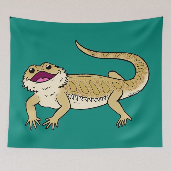 Item preview, Happy Bearded Dragon designed and sold by sharkbait83.