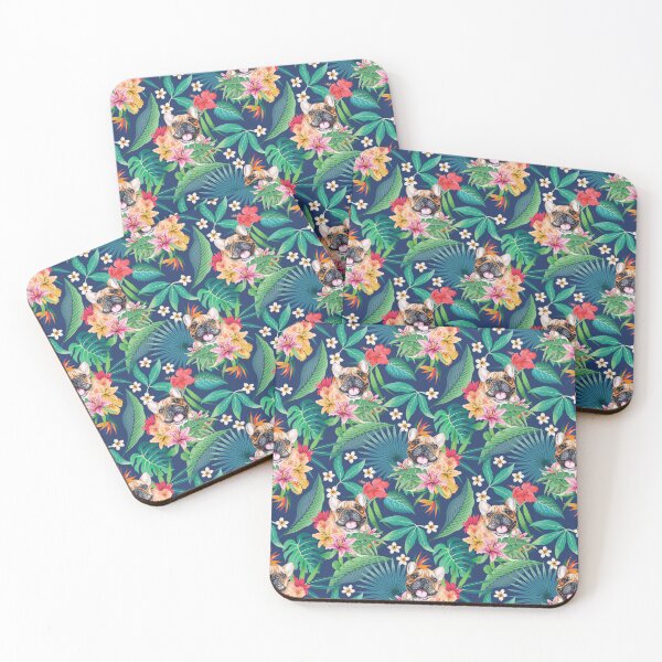 Item preview, Tropical Red Frenchie French Bulldog  designed and sold by lulupetart.