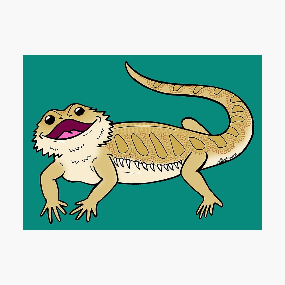 Draw a Bearded Dragon | Tiny Tails to You