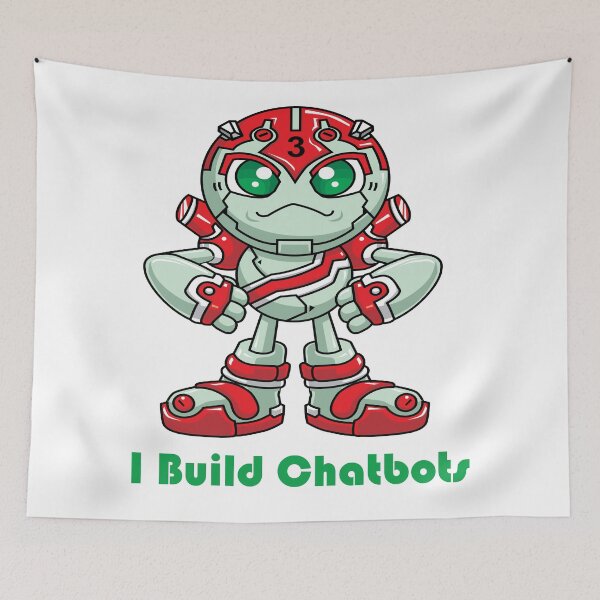 Item preview, I Build Chatbots designed and sold by ProjectX23.