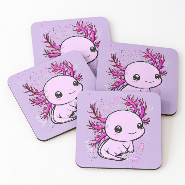 Item preview, Copy of Cute Kawaii Pink Axolotl Salamander Walking Fish  designed and sold by JulesNeerg.