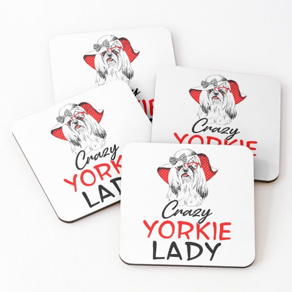Item preview, Proud To Be A Crazy Yorkie Lady designed and sold by UnknownArtistt.
