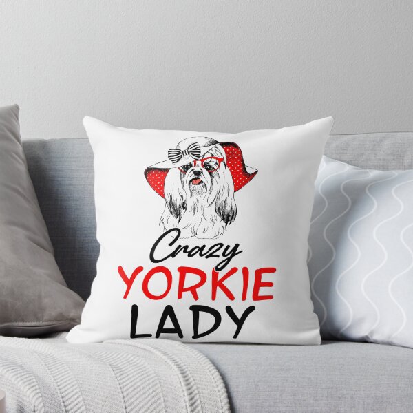 Item preview, Proud To Be A Crazy Yorkie Lady designed and sold by UnknownArtistt.