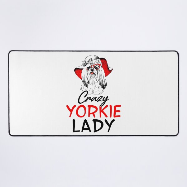 Item preview, Proud To Be A Crazy Yorkie Lady designed and sold by UnknownArtistt.