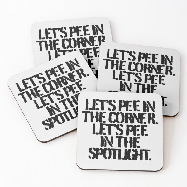 Item preview, LET'S PEE IN THE CORNER... (*ORIGINAL DESIGN*) designed and sold by crowbarr.