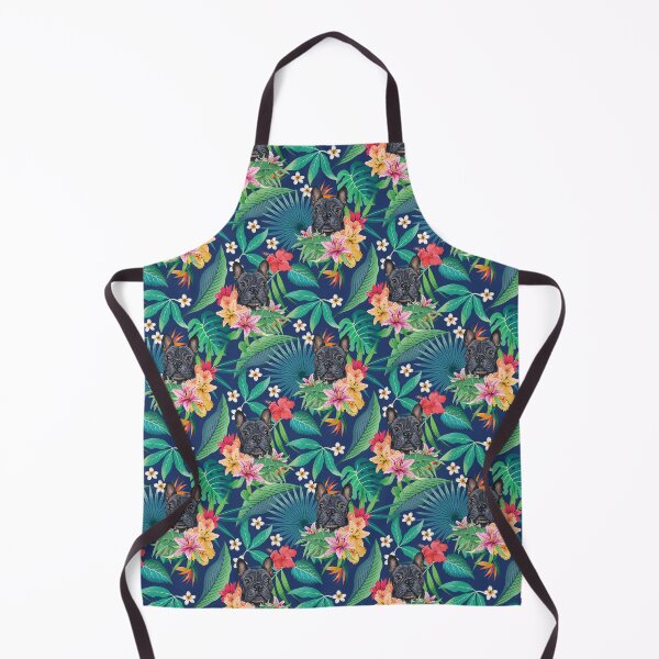Item preview, Tropical Black Frenchie French Bulldog 2 designed and sold by lulupetart.