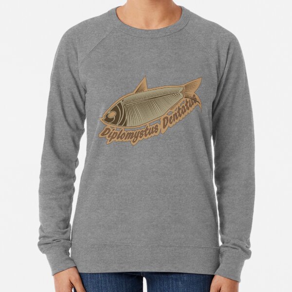 Fossil Fish Green River formation Lightweight Sweatshirt