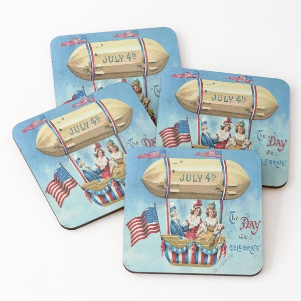 Item preview, Vintage 4th Of July Independence Day Greeting designed and sold by Tamas Das.