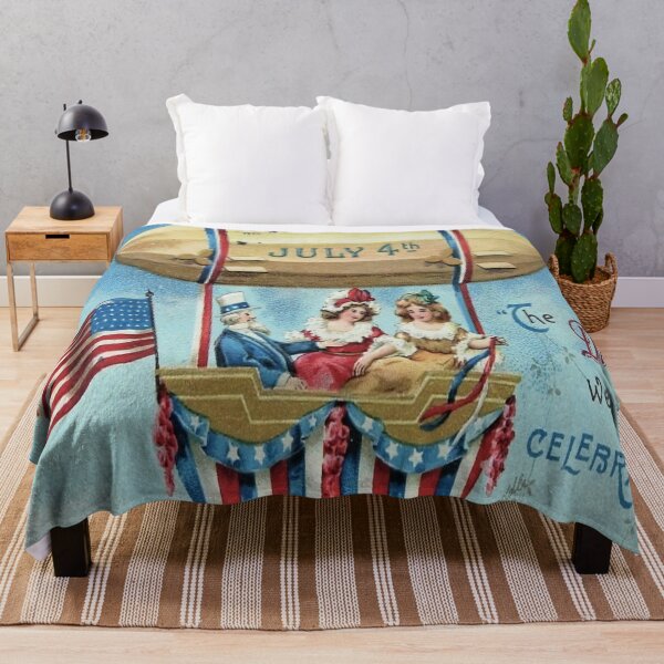 Item preview, Vintage 4th Of July Independence Day Greeting designed and sold by Tamas Das.