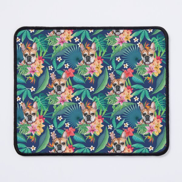 Item preview, Tropical Red White Frenchie French Bulldog designed and sold by lulupetart.