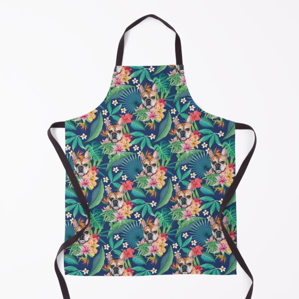 Item preview, Tropical Red White Frenchie French Bulldog designed and sold by lulupetart.