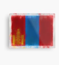 Mongolia Flag Reworked No. 66, Series 1 Metalldruck