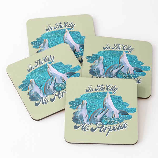 Item preview, No Porpoise In The City. For a dolphin lover, for a marine biologist, for an ocean lover. designed and sold by Wentoo.