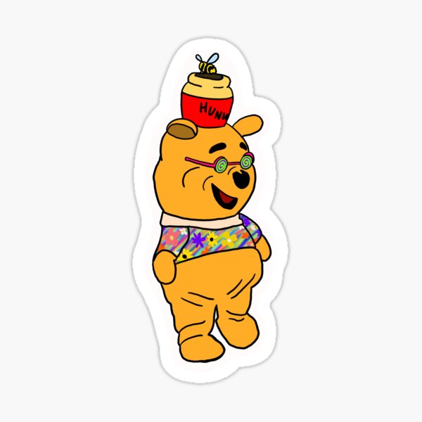 The Bear Mobster - Comical Gangster Style Winnie the Pooh #1 Beach