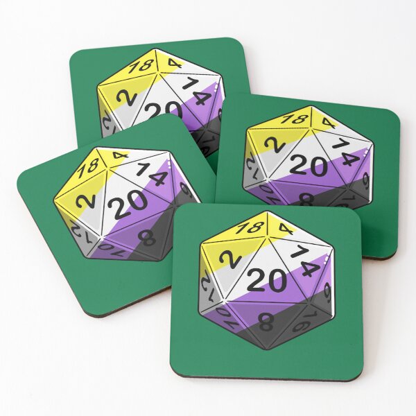 Item preview, Nonbinary Pride D20 Tank For Men Women I Love This white designed and sold by oelflolamk.
