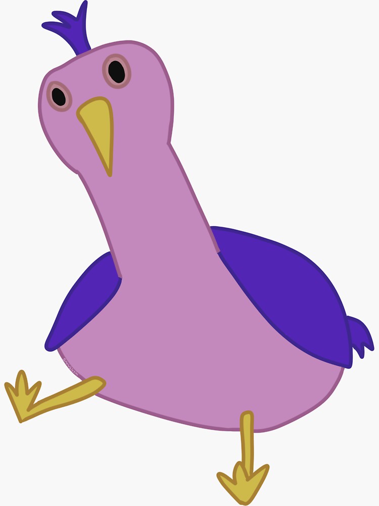 Goofy Opila Bird Sticker for Sale by snowblosm