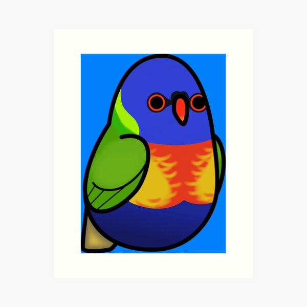 Artikel-Vorschau von Zu viele Vögel! - Regenbogen-Lorikeet, designt und verkauft von MaddeMichael.