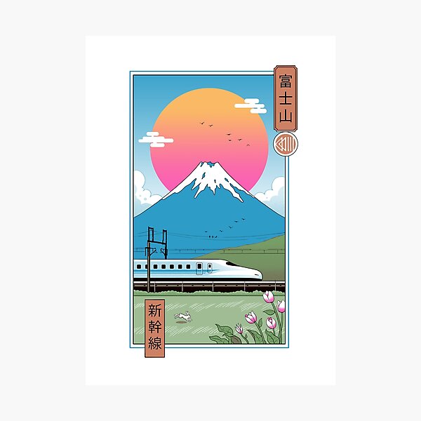 Item preview, Shinkansen in Mt. Fuji designed and sold by vincenttrinidad.