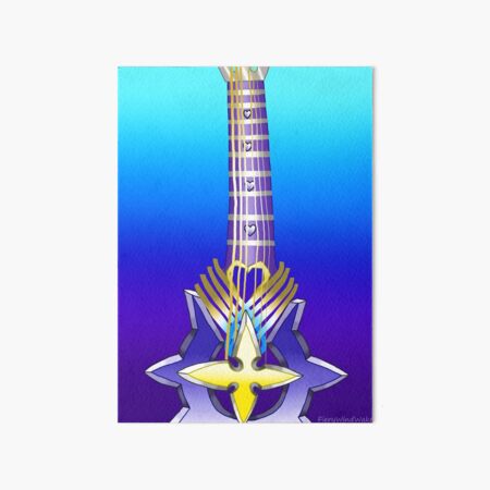 Vista previa del artículo con la obra «Fusion Keyblade Guitar # 103 - Saix's Claymore & Ultima Weapon», diseñado y vendido por FieryWindWaker.