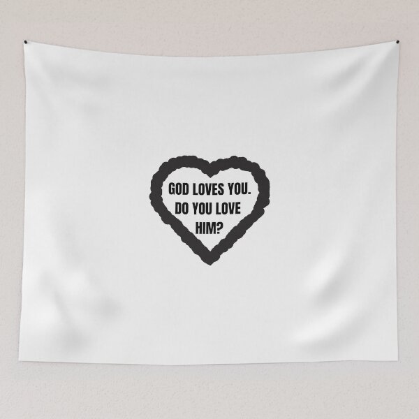 Item preview, God Loves You designed and sold by Inspiring-A-D.