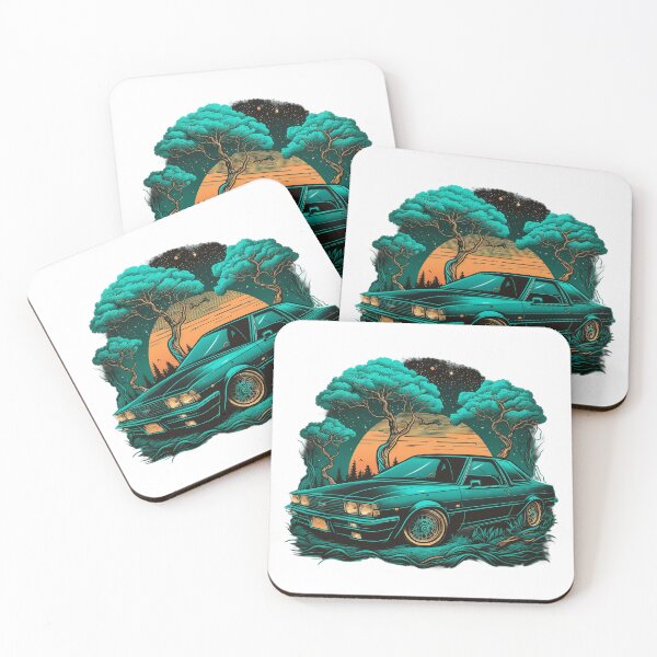 Item preview, Car In Green Nuance Night designed and sold by GriffinStd.