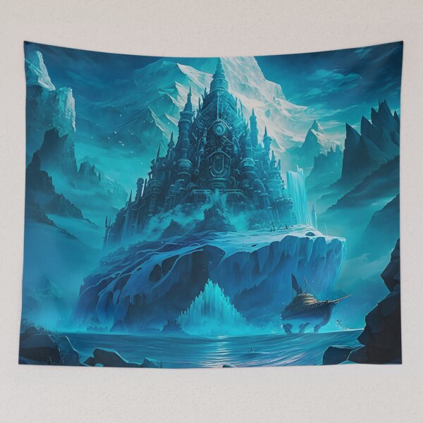 Item preview, The Kingdom of the Frozen designed and sold by aiartdirection.