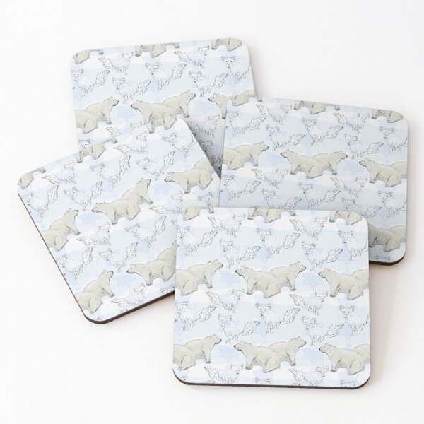 Item preview, Polar Bears & Arctic Foxes Design designed and sold by Clare Walker.