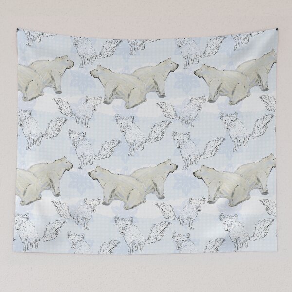 Item preview, Polar Bears & Arctic Foxes Design designed and sold by Clare Walker.