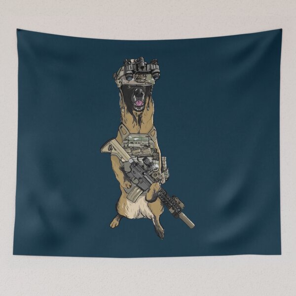 Item preview, Funny Task Force Doomer Westeland kooks Military Dog  designed and sold by nuconfident11.
