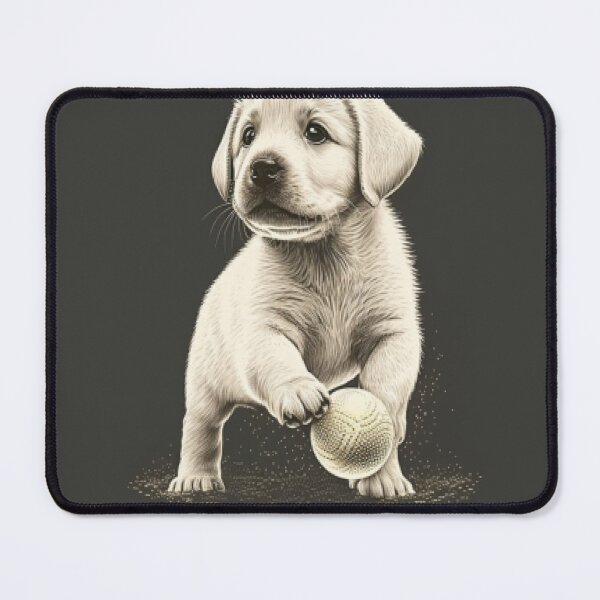 Item preview, Baby Labrador Playing a Ball designed and sold by Barnissim.