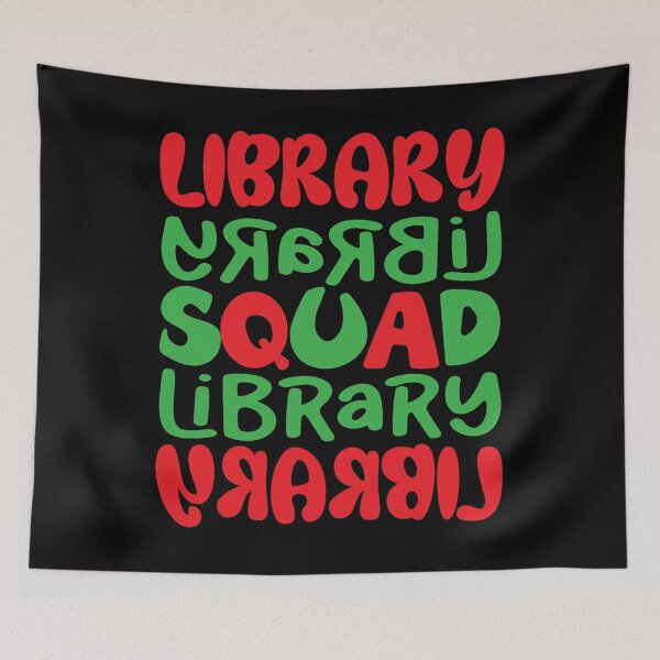 Item preview, Library Squad Librarian Bookworm Book Lover designed and sold by Luckydesign1975.