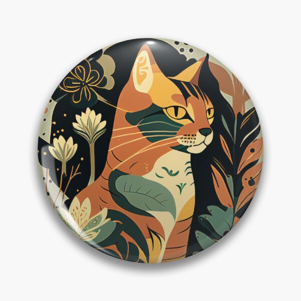 Item preview, Boho Cat 11 Abstract Art Print Painting Wall Decor designed and sold by winterkitty88.