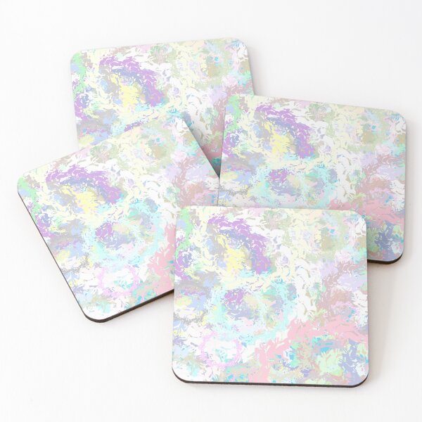 Item preview, Random Rabbits - abstract pastel rabbit pattern designed and sold by aeolia.