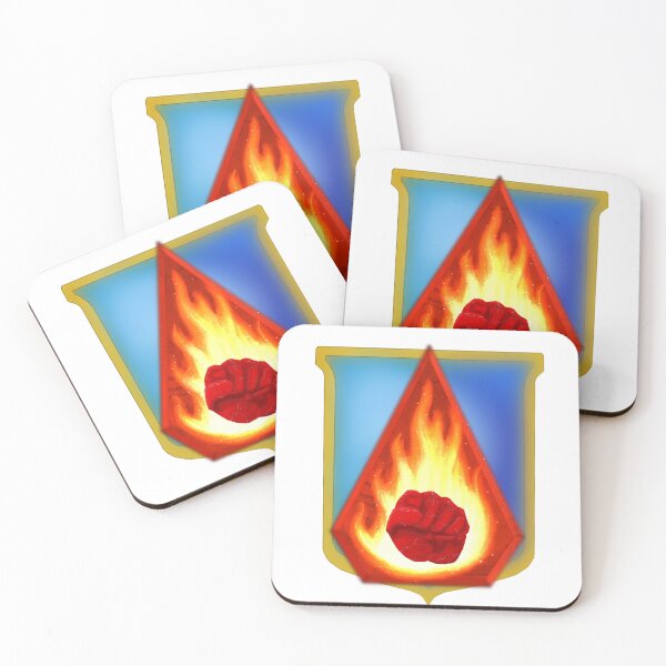 Item preview, Flaming Fist Emblem designed and sold by MasterMatt27.