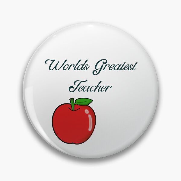 Item preview, Worlds greatest teacher apple design designed and sold by dreamwearprints.