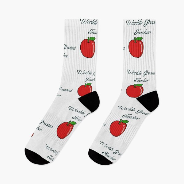 Item preview, Worlds greatest teacher apple design designed and sold by dreamwearprints.