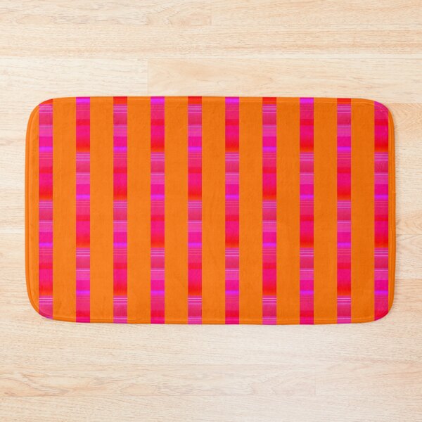 Item preview, Red orange geometric pattern | bright red orange color combination designed and sold by lausn.