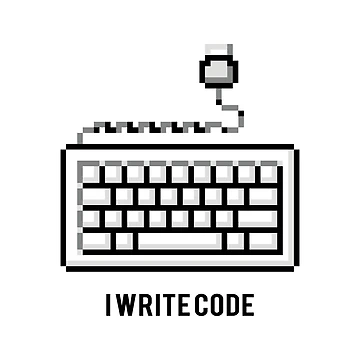 Artwork thumbnail, I write code STICKERS by KeepOnCoding