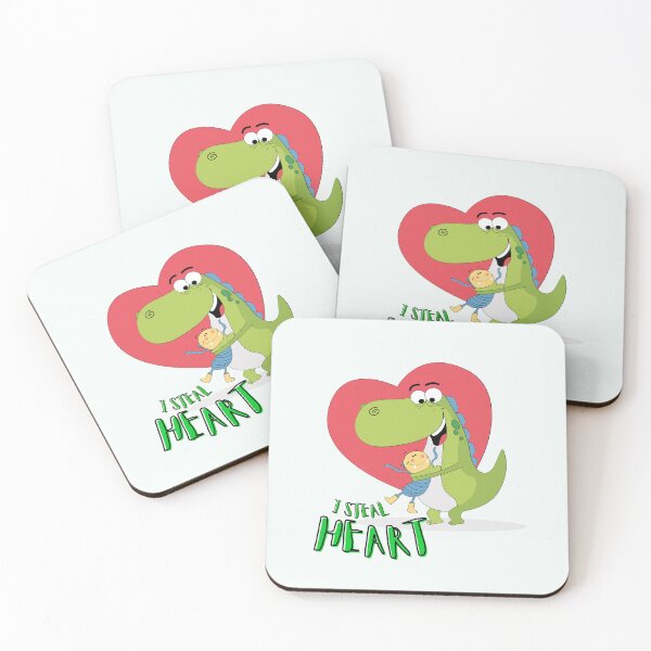 Item preview, Valentines day dinosaur i steal hearts   designed and sold by Shoptharinz.